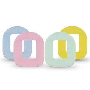 ExpressionMed Solids Variety Pack Tandem Mobi Tape, 4-Pack Tape Variety, Pantone Inspired Collection, Adhesive Tape Pump Design