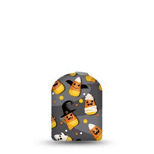 ExpressionMed Candy Corn Pod Full Wrap Sticker Pod Full Wrap Sticker Single Sticker candy Corn Costume Theme Vinyl Graphics Pump design