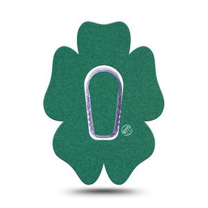 ExpressionMed Forest Green Dexcom G6 Flower Shape Tape, Single Tape and Single Sticker Pantone Color, Adhesive Patch Continuous Glucose Monitor Design
