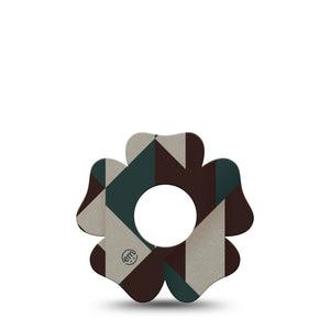 ExpressionMed Timberline  Infusion Flower, 5-Pack Textile triangles Best Covers For Insulin Pump