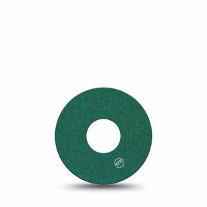 ExpressionMed Forest Green Freestyle Libre 3 and Libre 3 Plus Tape, Single Tape Color Sample Inspired, Adhesive Tape Continuous Glucose Monitor Design