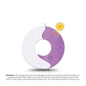 ExpressionMed Solar Violet Infusion Set Tape, 5-Pack Tape Photochromatic Color Shift, Overlay Patch Continuous Glucose Monitor Design