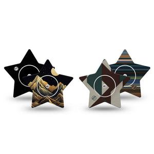 ExpressionMed Active Black Freestyle Libre, Libre 2 Plus, and Abbott Lingo Star, tape and sticker  Nature inspired aesthetic Waterproof Sensor Cover for CGM