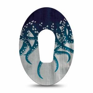 ExpressionMed Tentacles Dexcom G6 Tape, Single Tape Marine Life, Plaster Continuous Glucose Monitor Design