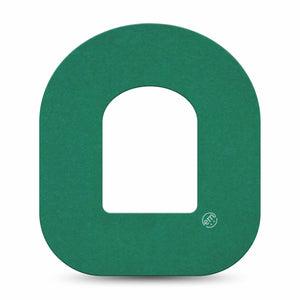 ExpressionMed Forest Green Omnipod Tape, Single Tape Color Sample Inspired, Adhesive Patch Pump Design