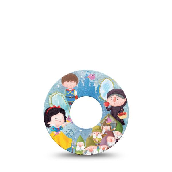 ExpressionMed Snow White Infusion Set Tape, 5-Pack Tape Disneys Snow White, Overlay Patch Continuous Glucose Monitor Design