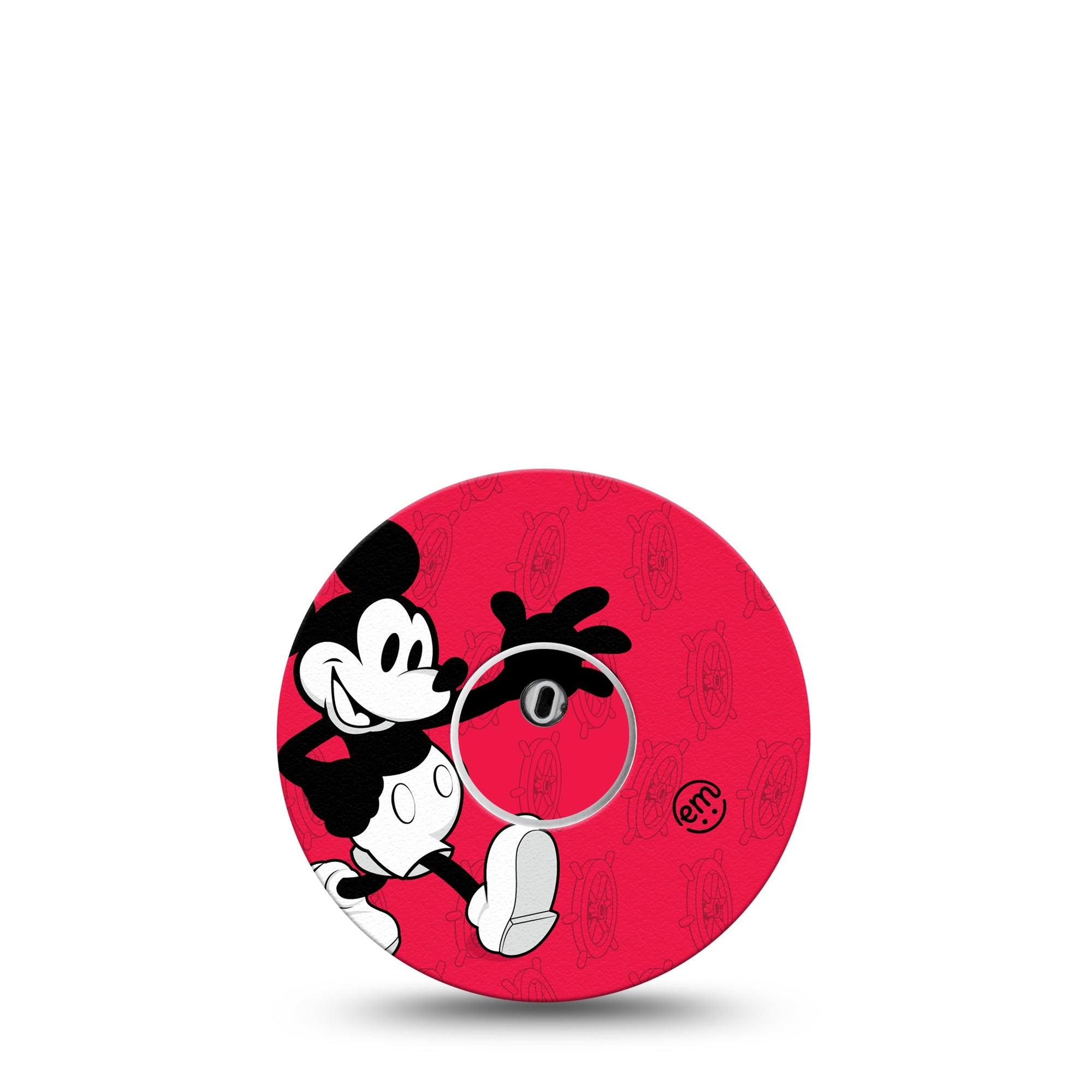 ExpressionMed Magical Mouse Freestyle Libre 3 Tape Single Tape and Single Sticker Walt Disney Mickey Mouse Adhesive Tape CGM Design