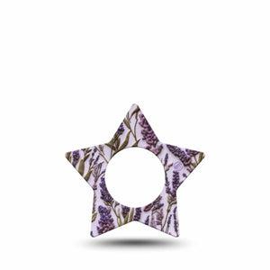 ExpressionMed Stitched Bloom Freestyle Libre, Libre 2 Plus, and Abbott Lingo Star, Single Tape 3d embroidery inspired Decorative Patch for CGM