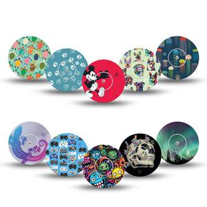 ExpressionMed Boys Holiday Gift Set Freestyle Libre, Libre 2 Plus, and Abbott Lingo, 10-Pack Tape and 10-Pack Sticker Cool Creatures & Fantasy Elements Overlay Patch for CGM