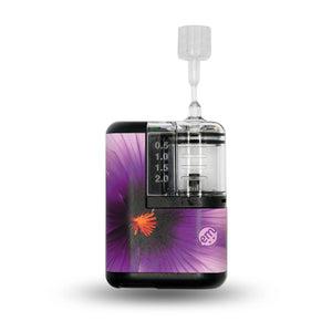 ExpressionMed Hibiscus Tandem Mobi Sticker Single Sticker Only Tropical Flower, Vinyl Decoration Pump Design