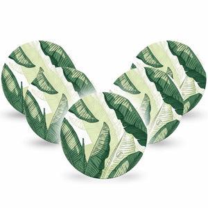 ExpressionMed Palm Leaf Freestyle Libre, Libre 2 Plus, and Abbott Lingo OverPatch, 5-Pack Large plant leaves Best Covers for CGM
