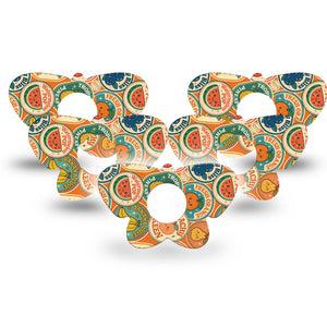 ExpressionMed Fruit Stickers Infusion Butterfly, 10-Pack Fruit stickers Fixing Ring Tape For Pump