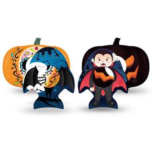 ExpressionMed Midnight Mischief Variety Pack Freestyle Libre and Libre 2 Plus Tape, Abbott Lingo, 4-Pack Tape Variety, Pumpkins and Bats, Fixing Ring Tape Continuous Glucose Monitor Design