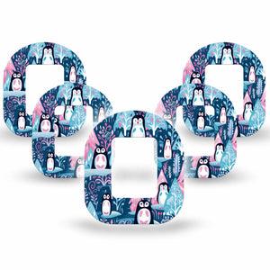 ExpressionMed Penguins Tandem Mobi 5-Pack Colony of Penguins, Pump Adhesive Tape Design,