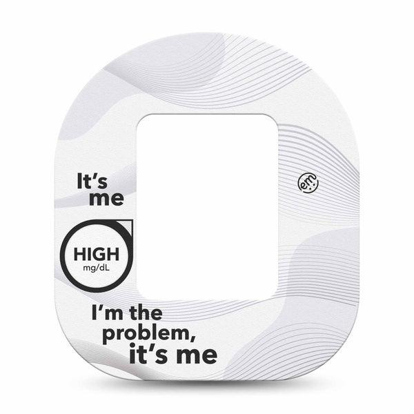 ExpressionMed High I'm the Problem Tandem Mobi , , Single, Arrow Design, CGM Adhesive Tape Design