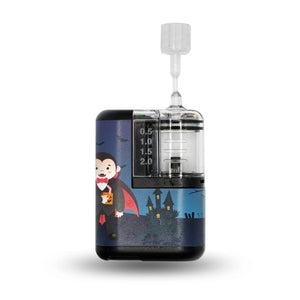 ExpressionMed Thirsty Vampire Tandem Mobi Sticker Single Sticker Only Fanged Creature, Vinyl Decoration CGM Design