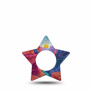 ExpressionMed Grand Canyon Freestyle Libre, Libre 2 Plus, and Abbott Lingo Star, Single Tape desert nature style Decorative Patch for CGM