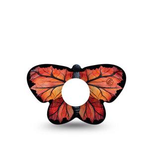 ExpressionMed Leaf Butterfly Infusion Set Butterfly Shape Tape, 5-Pack Tape Autumn Style Leaf Printed, Plaster Continuous Glucose Monitor Design