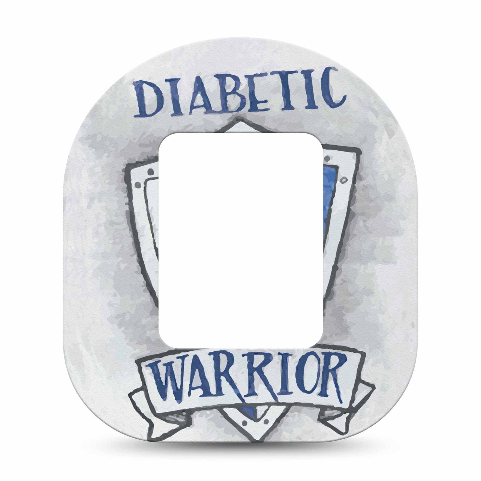 ExpressionMed Diabetic Warrior Tandem Mobi Single Tape Iron shield diabetes warrior Pump Fixing Ring Design