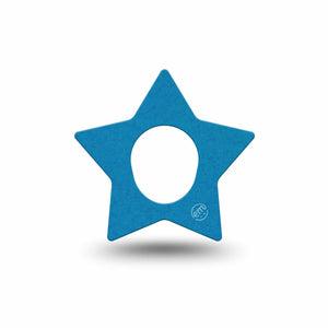 ExpressionMed Teal Dexcom G7 Star Shape Tape, Dexcom Stelo Glucose Biosensor System, Single Tape Basic Color, Overlay Patch CGM Design