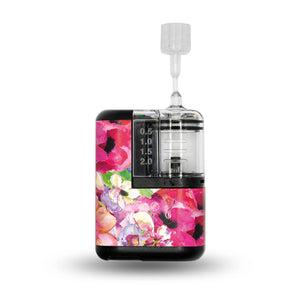 ExpressionMed Watercolor Red Flowers Tandem Mobi Sticker Single Sticker Only Painted Blossoms, Vinyl Decoration Pump Design