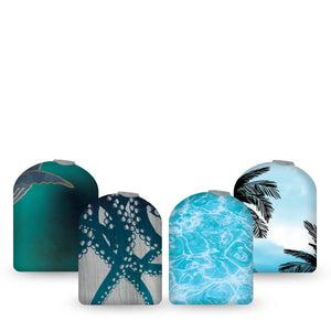 ExpressionMed Poolside Tide Omnipod Sticker, Pod Full Wrap Sticker nautical blue design Decorative Adhesive Tape For Pump