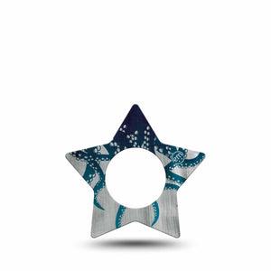 ExpressionMed Tentacles Freestyle Libre 2 and Libre 2 Plus Star Shape Tape, Abbott Lingo, Single Tape Marine Life, Adhesive Tape CGM Design