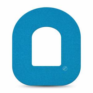 ExpressionMed Teal Omnipod Tape, Single Tape Color Sample Inspired, Adhesive Patch Pump Design