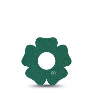 ExpressionMed Forest Green Infusion Set Flower Shape Tape, 5-Pack Tape Deep Shade Of Green, Plaster Continuous Glucose Monitor Design