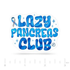 ExpressionMed Lazy Pancreas Decal Sticker  Diabetes Humor Sticker  Decal Sticker Only