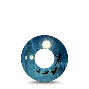 ExpressionMed Starlight Flyers Freestyle Libre, Libre 2 Plus, and Abbott Lingo, Single Tape magical sky adventure Fixing Ring Patch for CGM