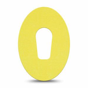 ExpressionMed Butter Yellow Dexcom G6 Tape, Single Tape Pantone 601 U, Plaster Continuous Glucose Monitor Design
