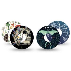 ExpressionMed Witching Hour Variety Pack Freestyle Libre 3 and Libre 3 Plus Tape, 4-Pack Tape Variety Moonlight and Mystery, Adhesive Tape Continuous Glucose Monitor Design