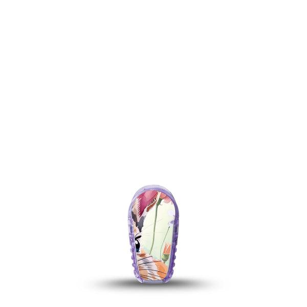 ExpressionMed Watercolor Bunny Dexcom G6 Sticker Single Sticker Only Springy Bunny Garden, Decorative Decal CGM Design