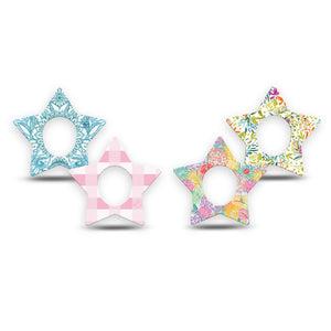 ExpressionMed Fresh Greenery Dexcom G7 and Dexcom Stelo Glucose Biosensor System Star, 4-Pack Tape Pastel florals Overlay Tape for Continuous Glucose Monitor