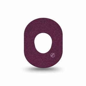 ExpressionMed Wine Red Dexcom G7 Mini Tape, Dexcom Stelo Glucose Biosensor System, Single Tape Basic Color, Patch Continuous Glucose Monitor Design