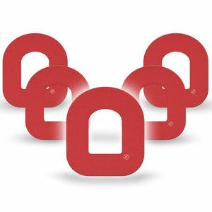 ExpressionMed Cherry Red Omnipod Tape, 5-Pack Tape Pantone Color, Adhesive Patch Pump Design