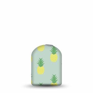 ExpressionMed Vintage Pineapple Pod Full Wrap Sticker Pod Full Wrap Sticker Single Sticker Summery Pineapple Pattern Decorative Decal Pump design