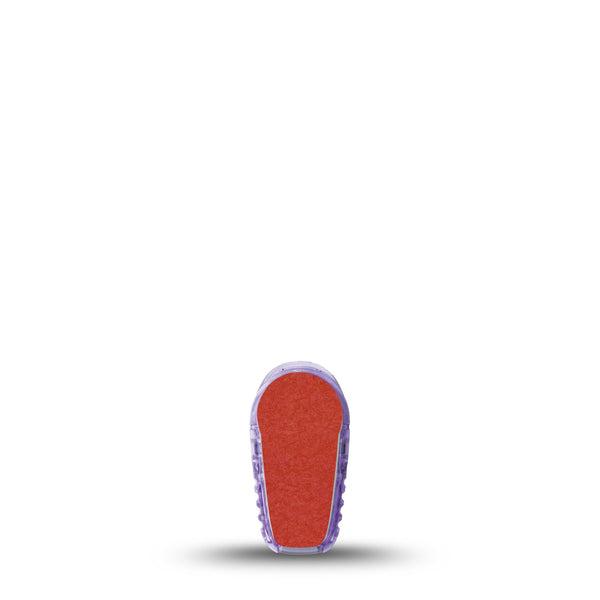 ExpressionMed Cherry Red Dexcom G6 Sticker, Single Sticker Only Pantone Color, Vinyl Decoration Continuous Glucose Monitor Design