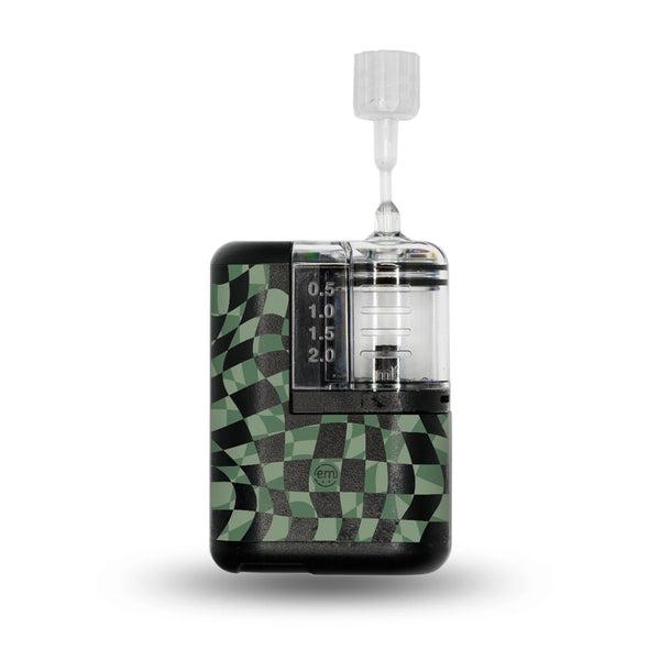 ExpressionMed Green & Black Checkerboard Tandem Mobi Sticker Single Sticker Only Chessboard Style Vinyl Decoration Pump Design