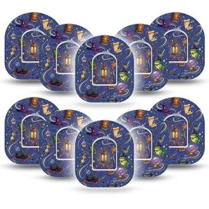 ExpressionMed Wizarding World Omnipod, 10-Pack Tape + 10-Pack Sticker Harry Potter creature pattern Overlay Patch For Insulin Pump