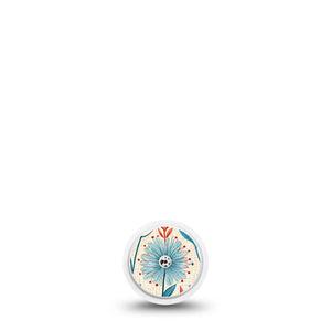ExpressionMed Desert Wildflower Freestyle Libre, Libre 2 Plus, and Abbott Lingo Sticker, Single Sticker Bold desert flower pattern Decorative Patch for Continuous Glucose Monitor