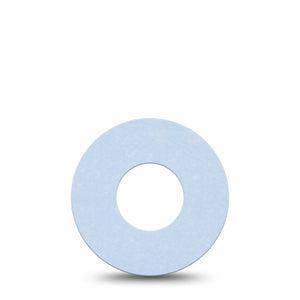 ExpressionMed Light Wash Jeans Freestyle Libre and Libre 2 Plus Tape, Abbott Lingo, Single Tape Solid Blue, Fixing Ring Tape Continuous Glucose Monitor Design