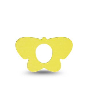 ExpressionMed Butter Yellow Dexcom G7 Butterfly Shape Tape, Dexcom Stelo Glucose Biosensor System, Single Tape Basic Color, Adhesive Tape CGM Design