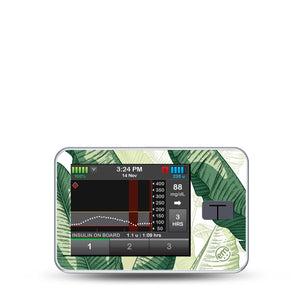 ExpressionMed Palm Leaf T-Slim Sticker, Single Sticker Shades of green  Fixing Ring Tape For Pump