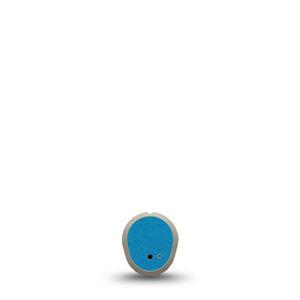 ExpressionMed Teal Dexcom G7 Sticker, Dexcom Stelo Glucose Biosensor System, Single Sticker Only Solid Color, Vinyl Decoration Continuous Glucose Monitor Design