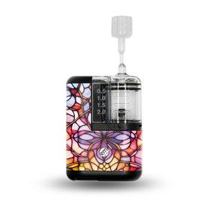 ExpressionMed Stained Glass Mobi Sticker, Single Sticker colorful stained glass mosaic pattern Waterproof Sensor Cover For Insulin Pump