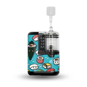 ExpressionMed Silly Sushi Tandem Mobi Sticker Single Sticker Only Playful Rolls, Vinyl Decoration Pump Design