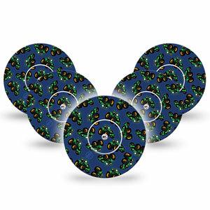 ExpressionMed Tractors Freestyle Libre and Libre 2 Plus Tape, Abbott Lingo, 5-Pack Tape and 5-Pack Sticker Tractor Truck, Fixing Ring Tape Continuous Glucose Monitor Design