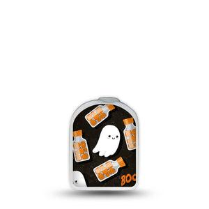 ExpressionMed Boolus Omnipod Surface Center Sticker Single Sticker Ghost Guardian Vinyl Decoration Pump Design